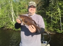Junior with a 2015 smallie on Turtle Flowage