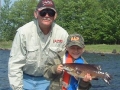 Muskie Mel & Steven with a Spring 06 Smallie